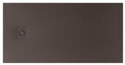 Roca Terra-N Stonex zuhanytálca 140x80 cm csúszásgátló felülettel és lefolyóval, kávé APA0157832001660 (APA0157832001660)