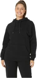 ASICS Női sportos cipzár nélküli pulcsi Asics LOGO OTH HOODIE W fekete 2032C845-002 - M