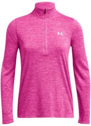 Under Armour Női funkcionális félcipzáras pulcsi Under Armour TECH 1/2 ZIP - TWIST W rózsaszín 1384225-652 - L