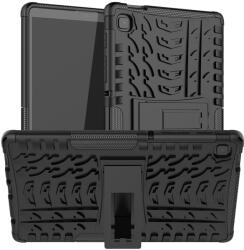 Silverline Samsung Tab A7 Lite Fekete Defender Autógumi Mintás Kitámasztós Ütésálló Kemény Tok