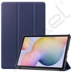 Silverline Tok álló, bőr hatású (FLIP, oldalra nyíló, TRIFOLD, asztali tartó) SÖTÉTKÉK