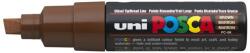 uni Dekormarker, 8 mm, vágott, UNI "Posca PC-8K", barna (TUPC8KB) - webpapir
