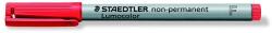 STAEDTLER Alkoholmentes marker, OHP, 0, 6 mm, STAEDTLER "Lumocolor? 316 F", piros (TS3162)