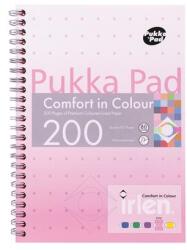 Pukka Pad Spirálfüzet, A5, vonalas, 100 lap, PUKKA PAD "Irlen Jotta Rose (PUPIRJA5R) - webpapir