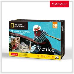 CubicFun PUZZLE 3D+BROSURA-PIATA SAN MARCO 107 PIESE - CUDS0980h (CUDS0980h)