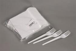  Villa, műanyag, többször használatos, 17 cm, 50 db "Prima", fehér (KHMU252) - webpapir
