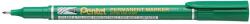Pentel Alkoholos marker, 0, 5 mm, PENTEL "NF450", zöld (PENNF450Z) - webpapir