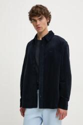 APC A. P. C. kordbársony ing surchemise bobby galléros, sötétkék, regular, COHBB. H02976 - sötétkék M