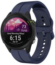  SILICONE Curea înlocuibilă pentru Garmin Forerunner 255 Music albastru închis