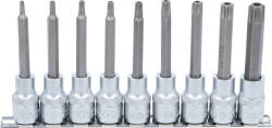 BGS technic Technic Behajtófej-készlet 12, 5 mm (1/2") T-profil (Torx) furattal 9 darabos (BGS-5178) (BGS-5178)