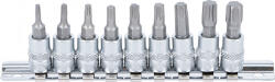 BGS technic Technic Behajtófej-készlet 6, 3 mm (1/4") T-profil (Torx) T10 - T50 9 darabos (BGS-2164) (BGS-2164)
