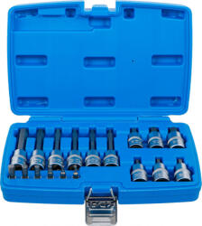 BGS technic Technic Behajtófej-készlet 6, 3 mm (1/4") / 12, 5 mm (1/2") Belső hatszögletű 18 darabos (BGS-5171) (BGS-5171)