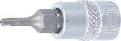 BGS technic Technic Behajtófej 6, 3 mm (1/4") T-profil (Torx) T8 furattal (BGS-2356) (BGS-2356)