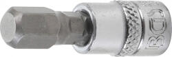 BGS technic Technic Behajtófej 6, 3 mm (1/4") Belső hatszögletű 8 mm (BGS-2502) (BGS-2502)