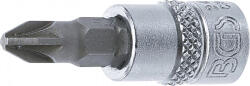 BGS technic Technic Behajtófej 6, 3 mm (1/4") Csillag PZ2 (BGS-2491) (BGS-2491)
