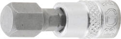 BGS technic Technic Behajtófej 6, 3 mm (1/4") Belső hatszögletű 3/8" (BGS-2748) (BGS-2748)