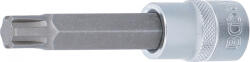 BGS technic Technic Behajtófej Hossz 100 mm 12, 5 mm (1/2") Ékprofil (RIBE) M13 (BGS-4167) (BGS-4167)