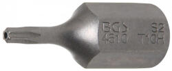 BGS technic Technic Behajtófej Hossz 30 mm Külső hatszögletű 10 mm (3/8") T-profil (Torx) T10 furattal (BGS-4610) (BGS-4610)