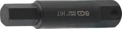 BGS technic Technic Behajtófej Hossz 100 mm Külső hatszögletű 22 mm Belső hatszögletű 17 mm (BGS-5246-H17) (BGS-5246-H17)