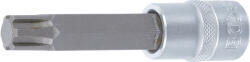 BGS technic Technic Behajtófej Hossz 100 mm 12, 5 mm (1/2") Ékprofil (RIBE) M14 (BGS-4168) (BGS-4168)