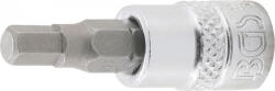 BGS technic Technic Behajtófej 6, 3 mm (1/4") Belső hatszögletű 3/16" (BGS-2743) (BGS-2743)