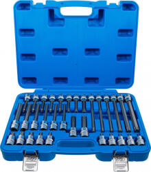 BGS technic Technic Behajtófej-készlet 12, 5 mm (1/2") T-profil (Torx) 32 darabos (BGS-5182) (BGS-5182)