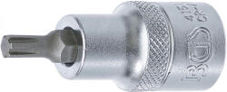 BGS technic Technic Behajtófej 12, 5 mm (1/2") Ékprofil (RIBE) M6 (BGS-4151) (BGS-4151)