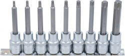 BGS technic Technic Behajtófej-készlet 12, 5 mm (1/2") T-profil (Torx) 9 darabos (BGS-5177) (BGS-5177)