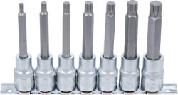 BGS technic Technic Behajtófej-készlet 12, 5 mm (1/2") (XZN) M5 - M14 7 darabos (BGS-5175) (BGS-5175)