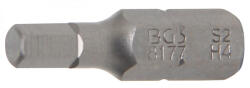 BGS technic Technic Behajtófej Hossz 25 mm Külső hatszögletű 6, 3 mm (1/4") Belső hatszögletű 4 mm (BGS-8177) (BGS-8177)