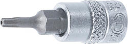BGS technic Technic Behajtófej 6, 3 mm (1/4") T-profil (Torx) T10 furattal (BGS-2357) (BGS-2357)