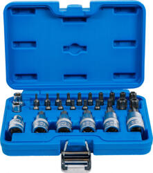 BGS technic Technic Torx dugókulcskészlet 12, 5 mm (1/2") T-profil (Torx) 27 darabos (BGS-5101) (BGS-5101)