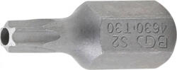 BGS technic Technic Behajtófej Hossz 30 mm Külső hatszögletű 10 mm (3/8") T-profil (Torx) T30 furattal (BGS-4630) (BGS-4630)