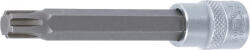 BGS technic Technic Behajtófej Hossz 100 mm 10 mm (3/8") Ékprofil (RIBE) M10 (BGS-4145) (BGS-4145)