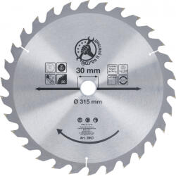 BGS technic BGS Technic Keményfém körfűrészlap Ø 315 x 30 x 3, 0 mm 30 fogú (BGS-3957) (BGS-3957)