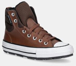 Converse gyerek bőr félcipő CHUCK TAYLOR AS BERKSHIRE BOOT barna, A08442C - barna 38