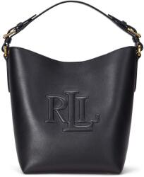 Lauren Ralph Lauren bőr táska fekete, 431950855 - fekete Univerzális méret