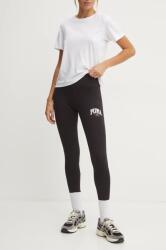 PUMA legging fekete, női, nyomott mintás, 681541 - fekete M