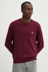 Tommy Hilfiger gyapjúkeverék pulóver férfi, bordó, DM0DM20706 - burgundia S