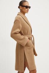 Max Mara gyapjúkabát barna, átmeneti, oversize, 2426906018600 - barna L