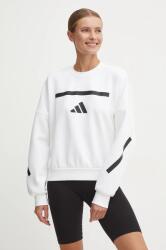 Adidas felső ZNE fehér, női, nyomott mintás, JI7554 - fehér L