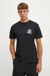 Billabong t-shirt Up Rise fekete, férfi, nyomott mintás, ABYZT02473 - fekete S