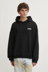 Fiorucci pamut melegítőfelső fekete, férfi, nyomott mintás, kapucnis, U01FPSHO092CJ05BK04 - fekete L