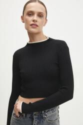 ANSWEAR pulóver női, fekete, félgarbó nyakú - fekete S/M - answear - 5 490 Ft