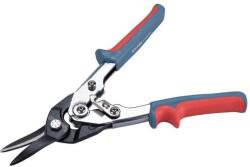 Extol Lemezvágó olló, egyenes- és íves vágáshoz, 255mm, CV. , áttételes, kétszínű, múanyag nyél (48100) - barkacsland