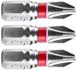 Fortum behajtóhegy PH, 3 db, S2 acél; PH 3×25mm, bliszteren (4741203) - sipibolt