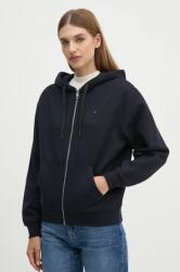 Tommy Hilfiger felső sötétkék, női, sima, kapucnis, WW0WW44166 - sötétkék XS