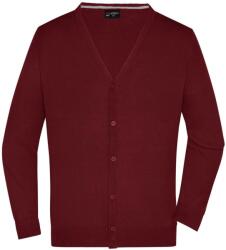 James & Nicholson (Daiber) Férfi pamut pulóver JN661 - Bordeaux | L (1-JN661-1709581)
