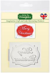 Katy Sue Designs Silikónová forma na modelovanie - Merry Christmas