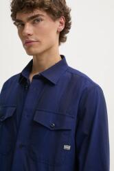 G-Star RAW pamut ing férfi, olasz galléros, sötétkék, slim, D24963-D744 - sötétkék S